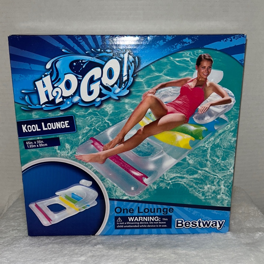 H2O To Go Kool Lounge Pool Floating Lounge